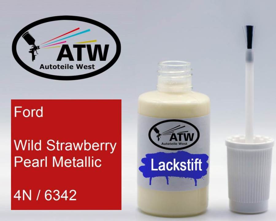 Ford, Wild Strawberry Pearl Metallic, 4N / 6342: 20ml Lackstift, von ATW Autoteile West.